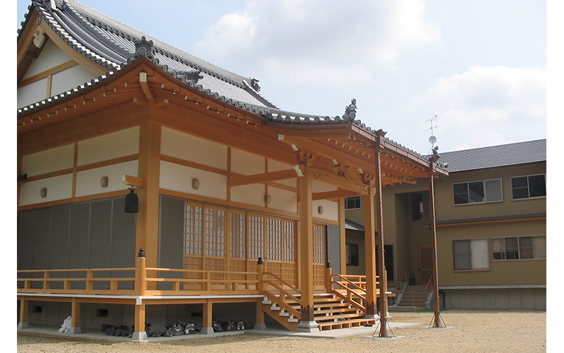 葛城市　教善寺本堂庫裏新築工事