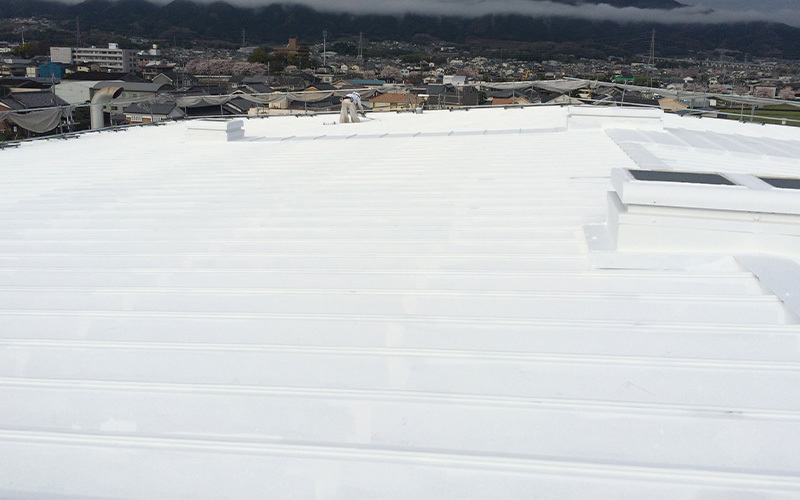 葛城市　屋根遮熱塗装工事